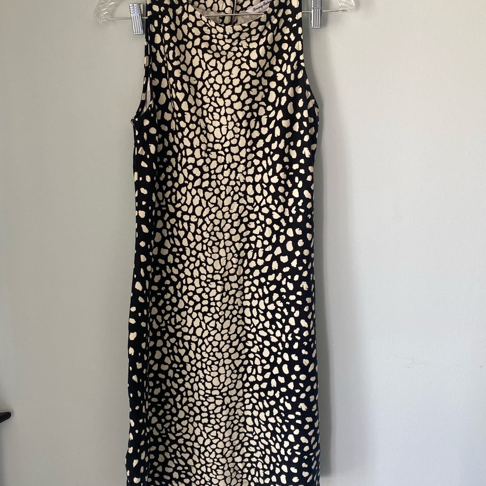 Tommy Bahama Black and cream Halter Midi Dress